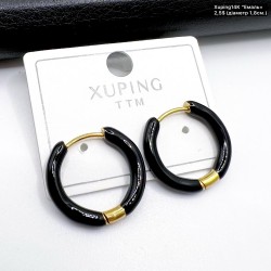 Сережки Xuping14К 10309 (1,8 см.) «Емаль»